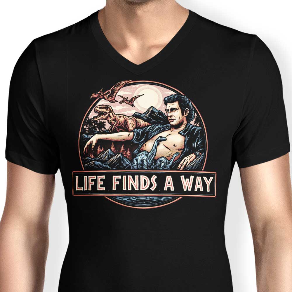 Life Finds a Way - Men's V-Neck product image 4