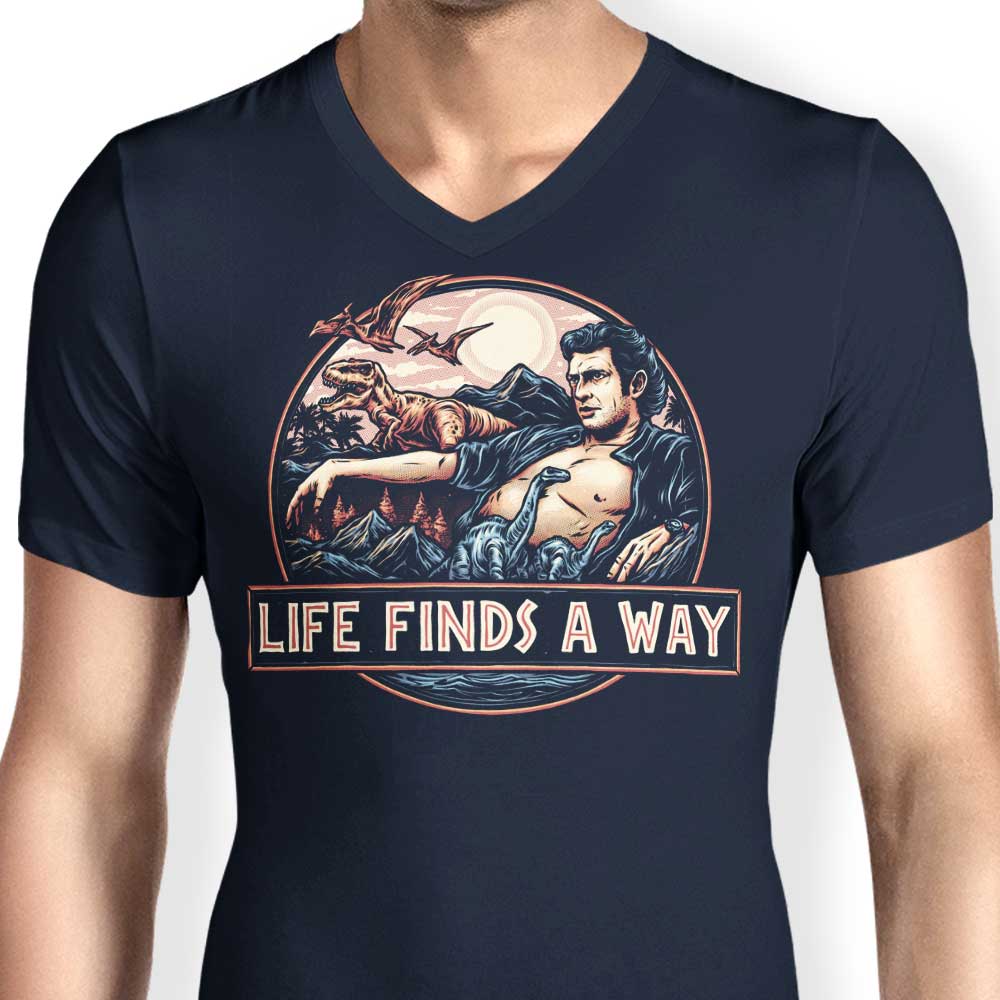 Life Finds a Way - Men's V-Neck product image 5