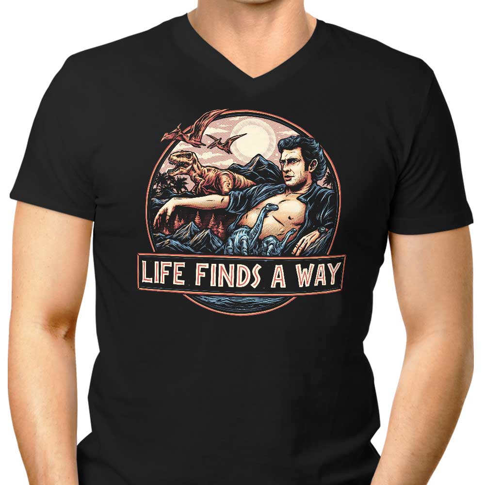 Life Finds a Way - Men's V-Neck product image 1