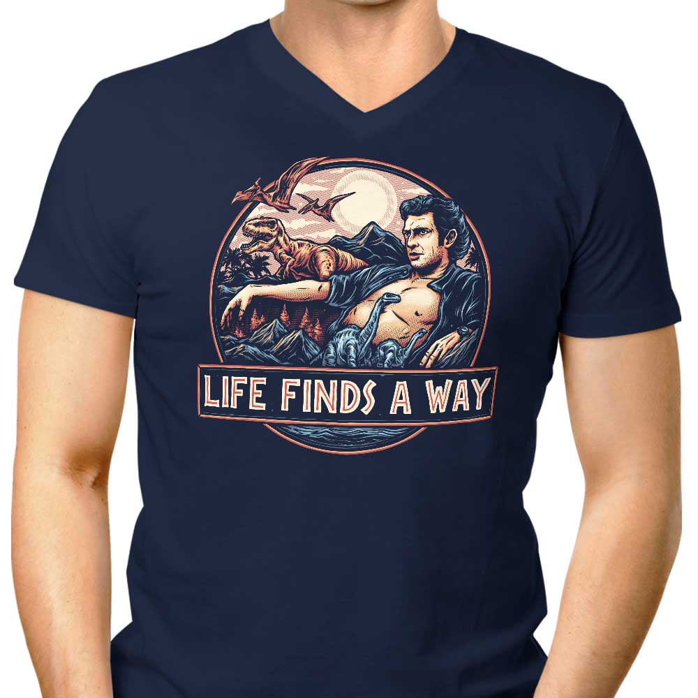 Life Finds a Way - Men's V-Neck product image 3