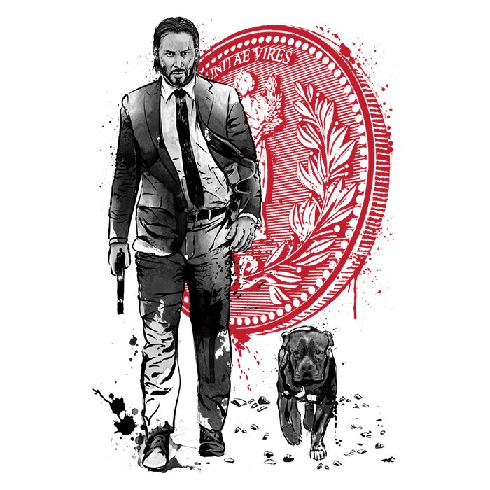 Lone Hitman and Cub - Men's V-Neck product image 2