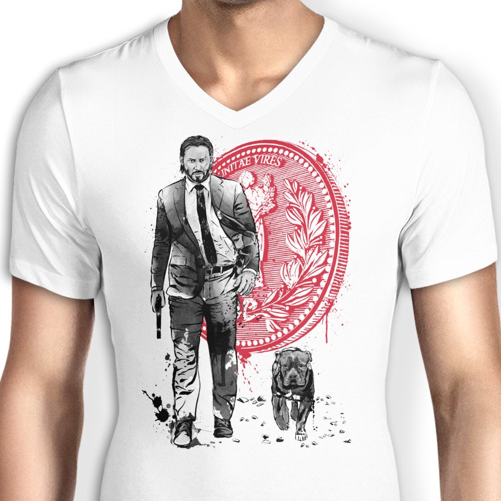 Lone Hitman and Cub - Men's V-Neck product image 3