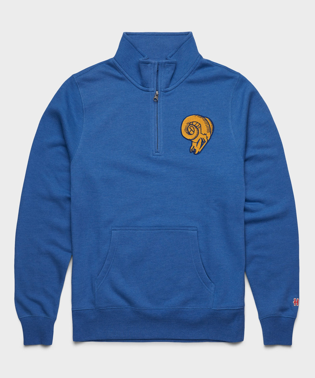 Los Angeles Rams '66 Applique Quarter Zip Pullover