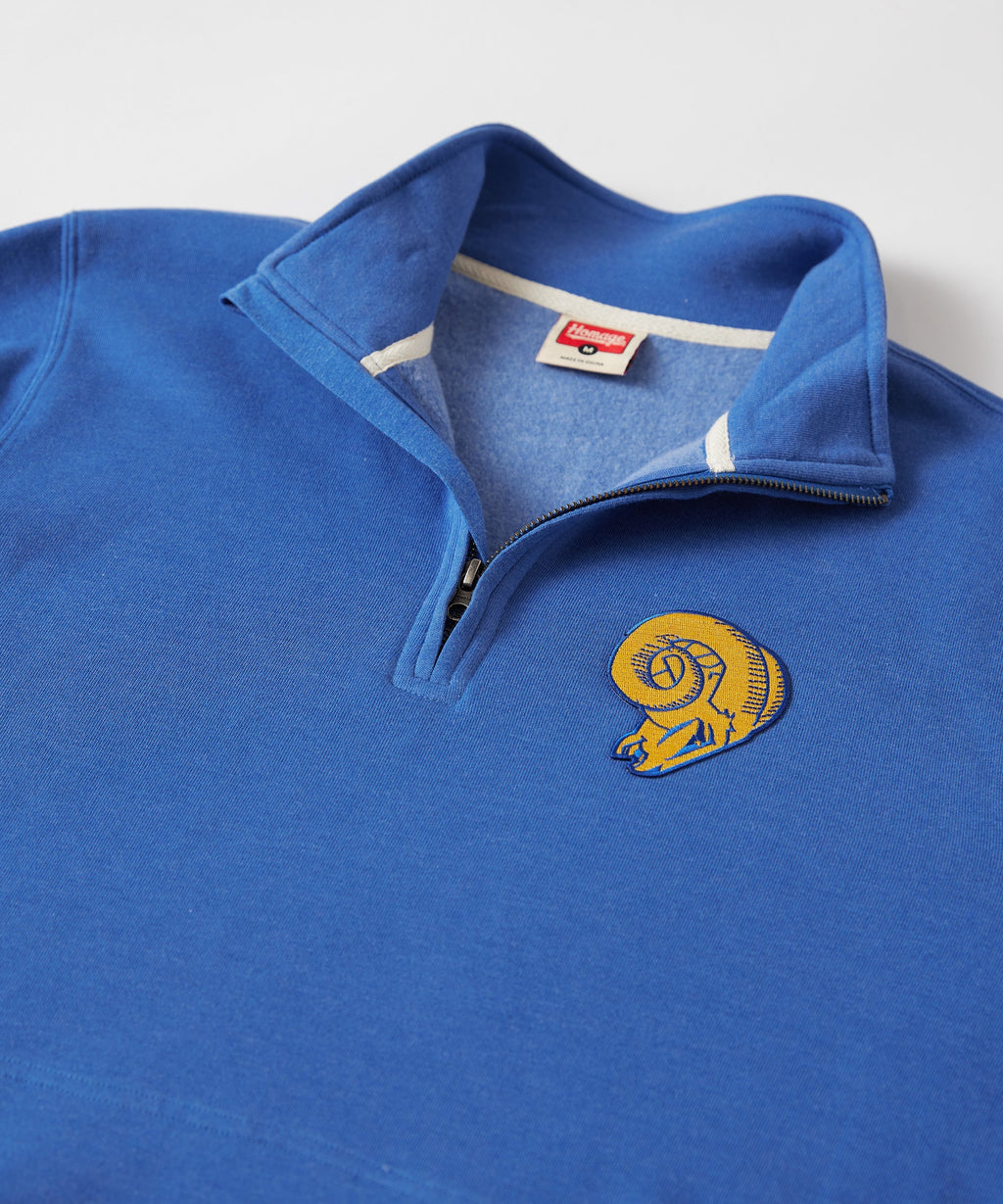 Los Angeles Rams '66 Applique Quarter Zip Pullover