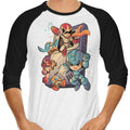 Mega Console Gamer - 3/4 Sleeve Raglan T-Shirt product image 1