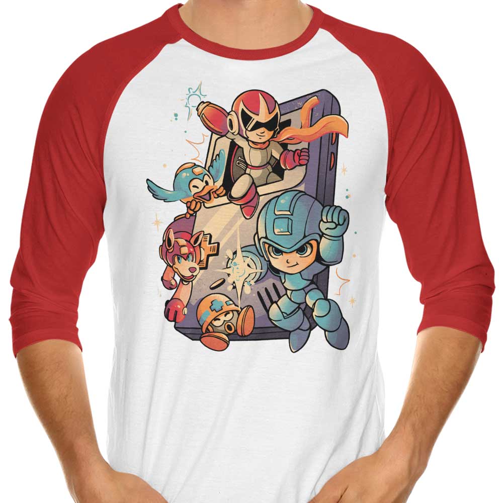 Mega Console Gamer - 3/4 Sleeve Raglan T-Shirt product image 4