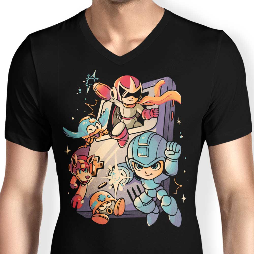 Mega Console Gamer - Men's V-Neck product image 4