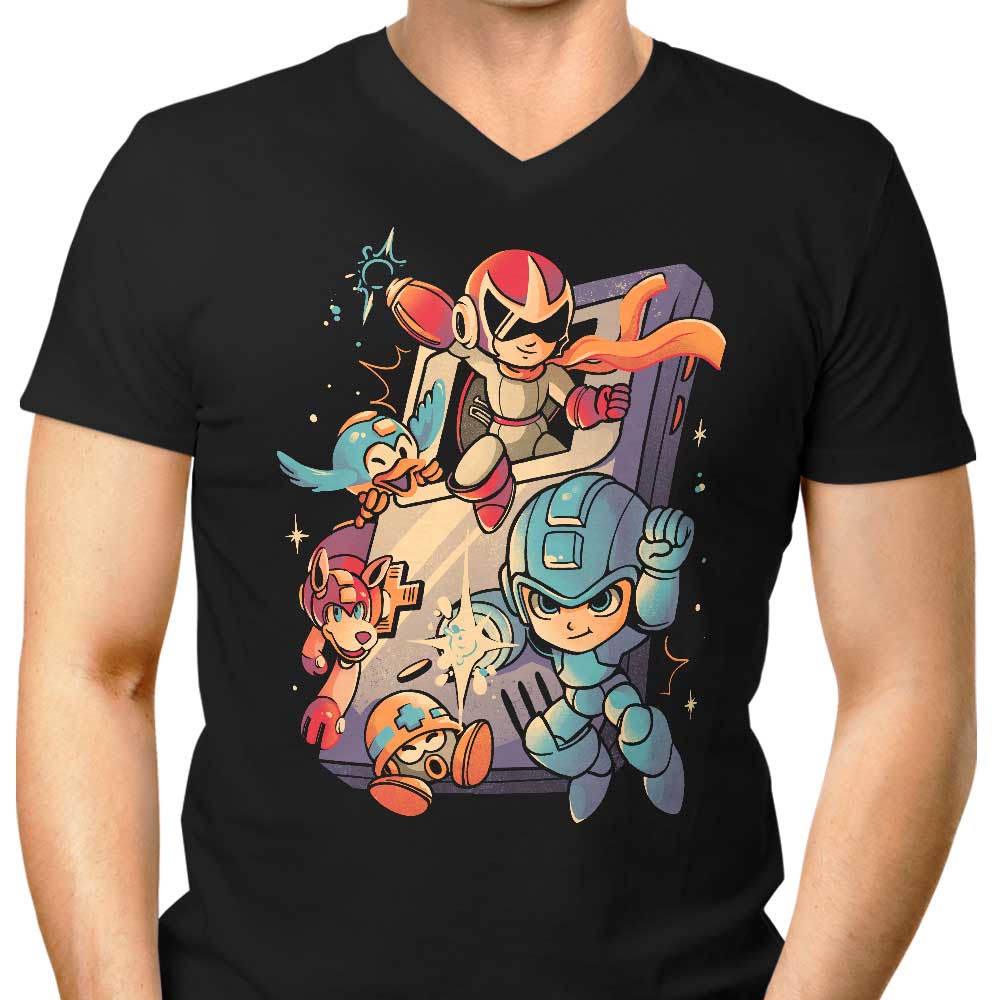 Mega Console Gamer - Men's V-Neck product image 1