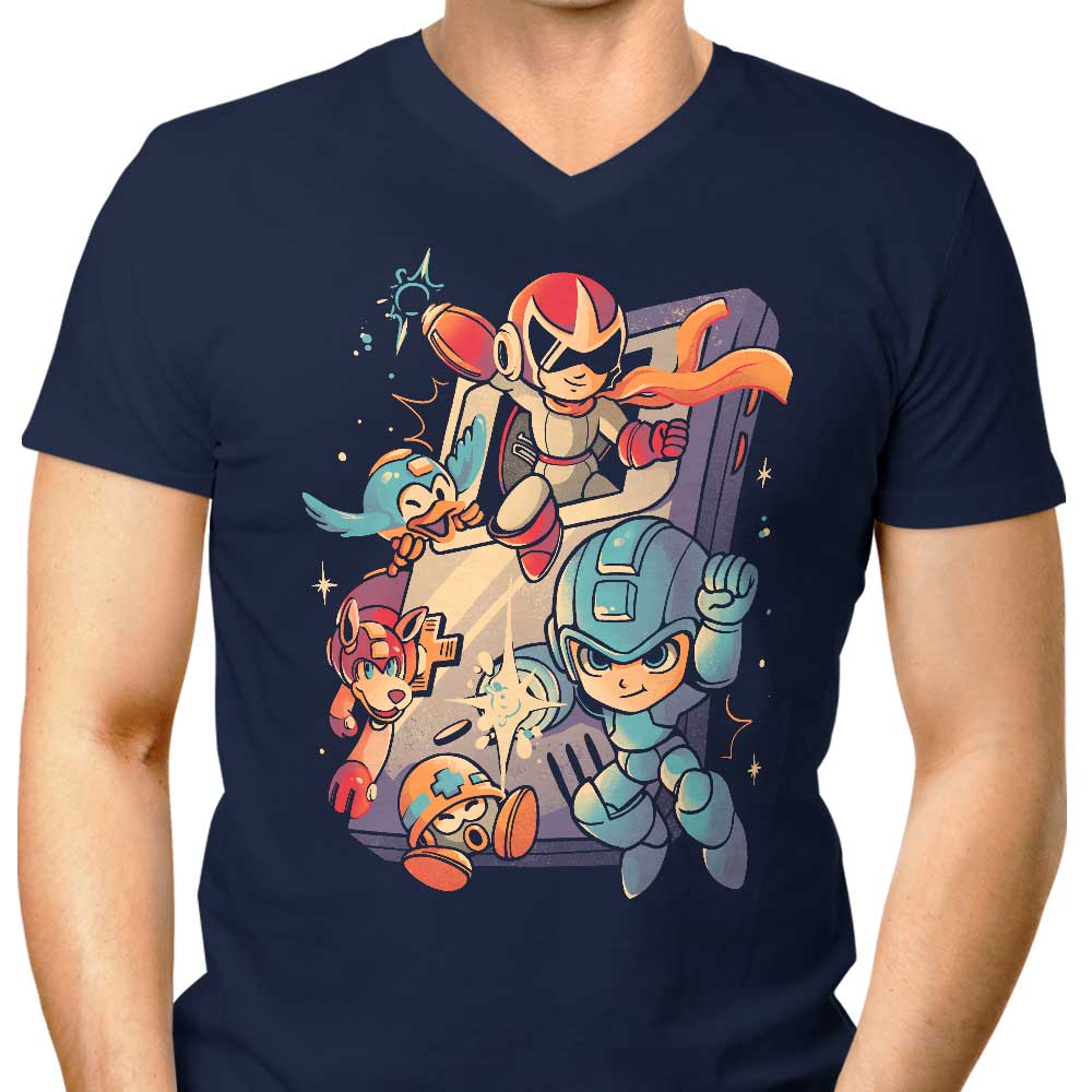 Mega Console Gamer - Men's V-Neck product image 3