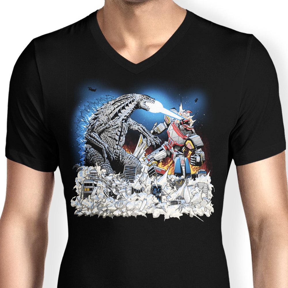 Mega Kaiju Battle - Men's V-Neck product image 4