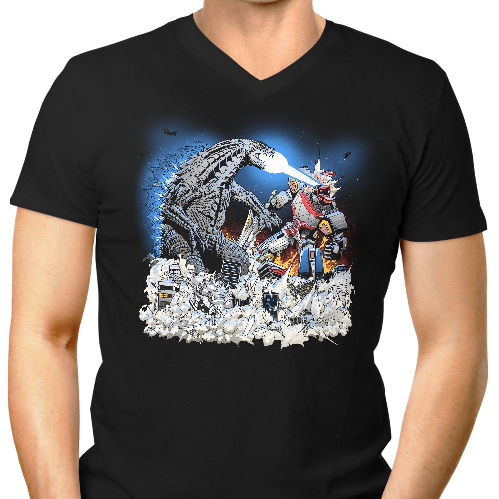 Mega Kaiju Battle - Men's V-Neck product image 1
