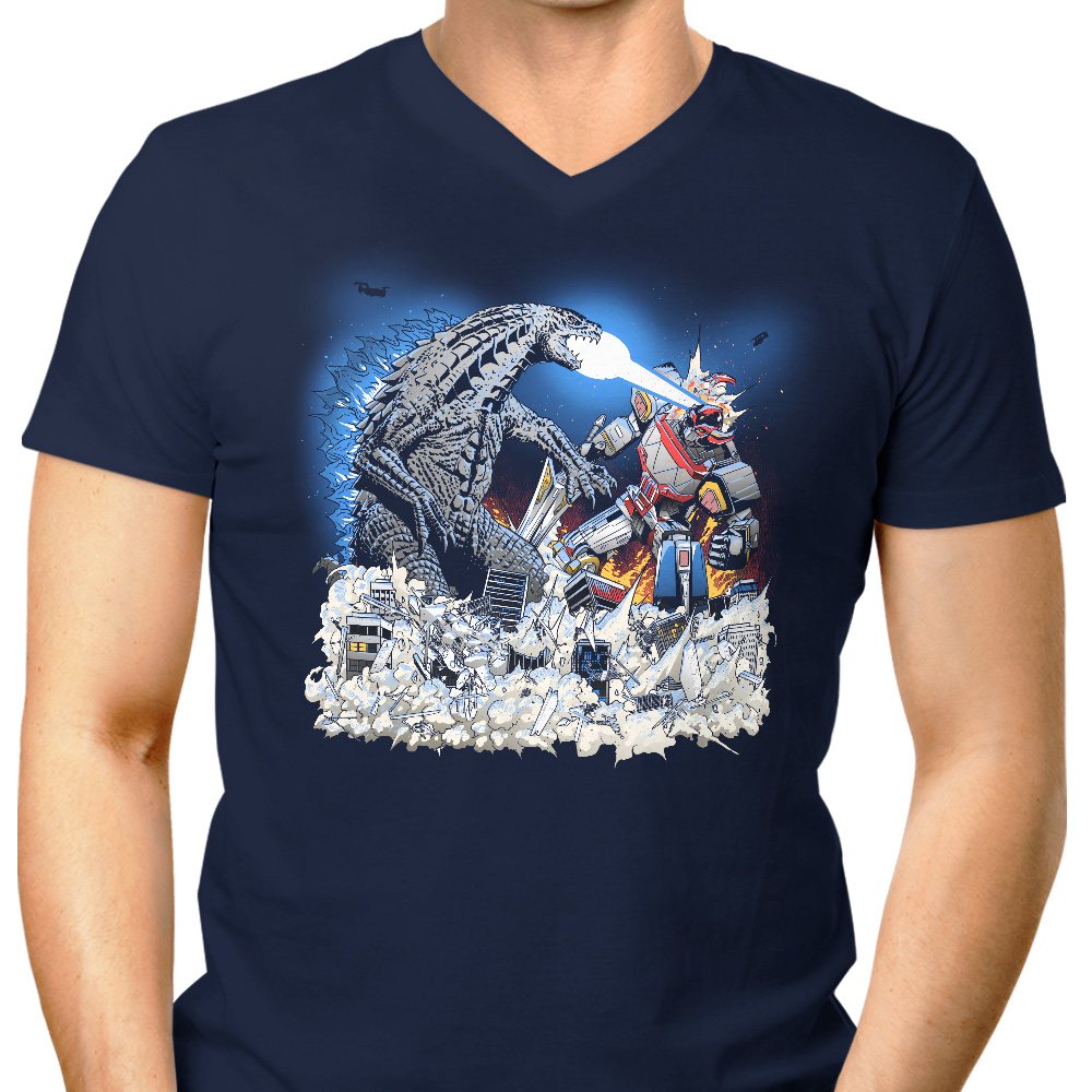 Mega Kaiju Battle - Men's V-Neck product image 3
