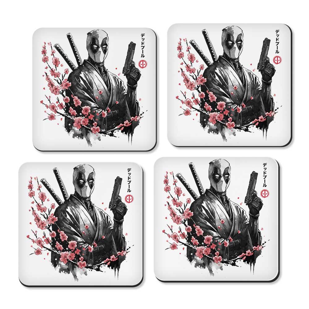 Merc Portrait Sumi-e - Coasters product image 3
