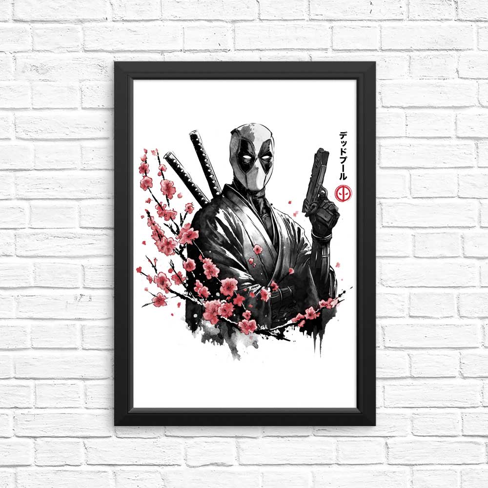 Merc Portrait Sumi-e - Posters & Prints