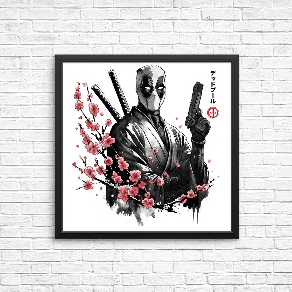 Merc Portrait Sumi-e - Posters & Prints