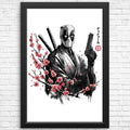 Merc Portrait Sumi-e - Posters & Prints