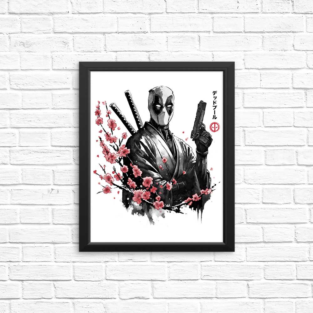 Merc Portrait Sumi-e - Posters & Prints