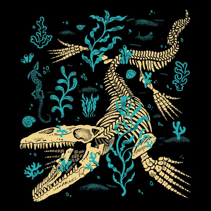 Mosasaurus Fossils - Tank Top product image 2
