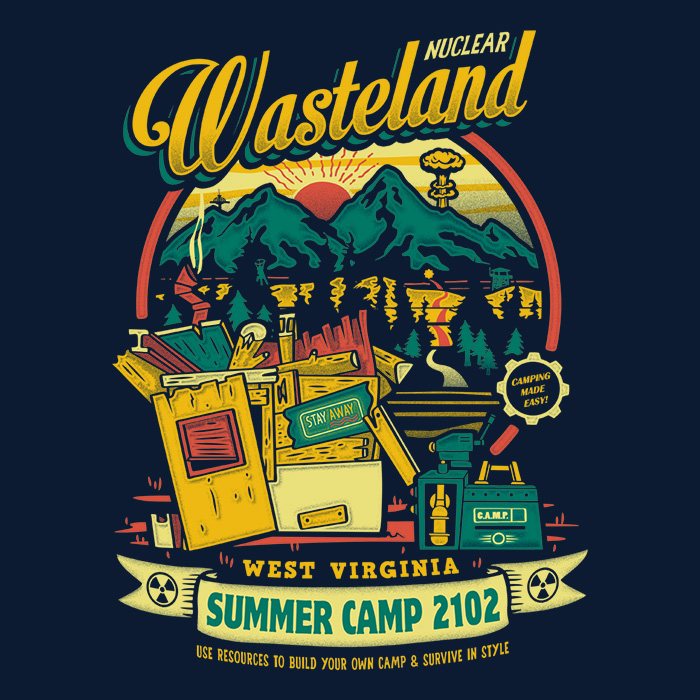Nuclear Summer Camp - Women's V-Neck product image 2