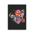 Pink Blob Game - Canvas Print