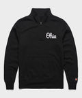 Script Ohio Applique Quarter Zip Pullover