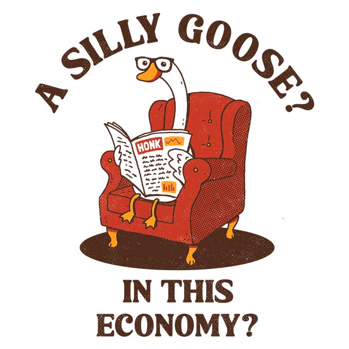 Sensible Goose - Wall Tapestry