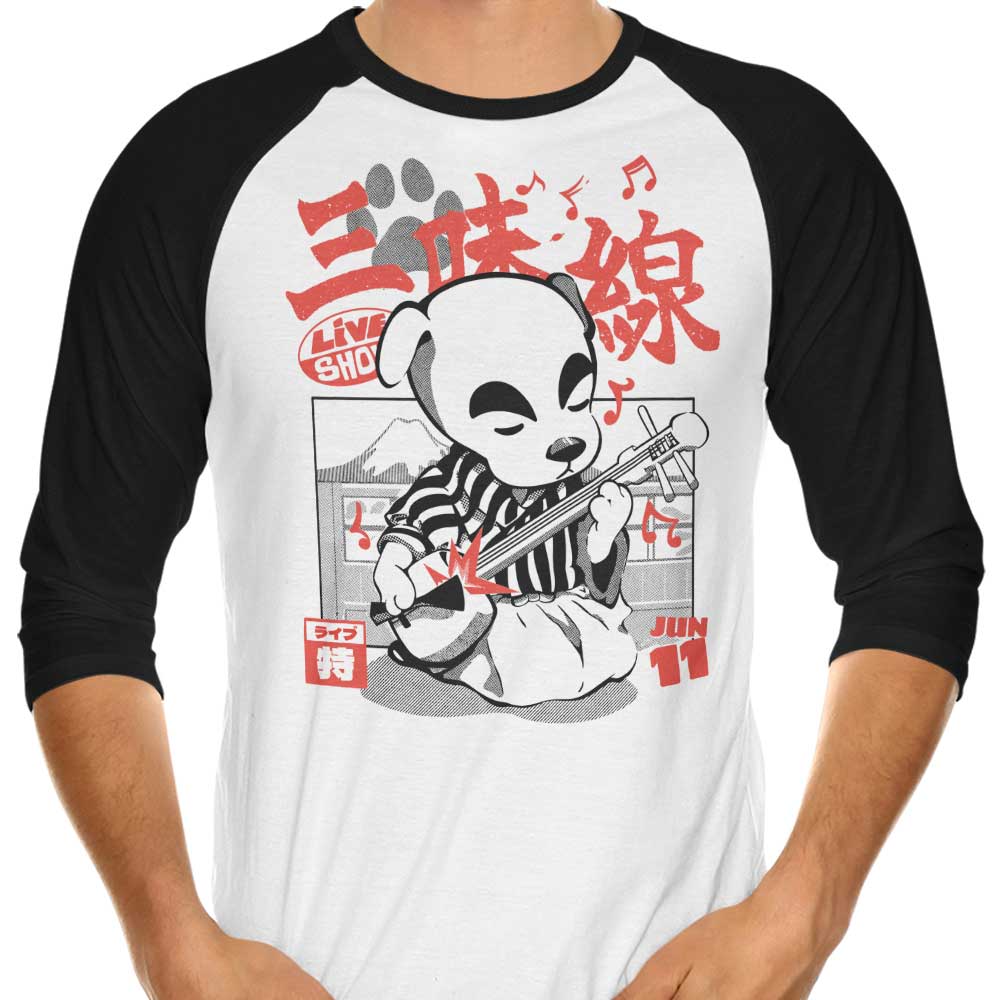 Shamisen Barker - 3/4 Sleeve Raglan T-Shirt product image 1