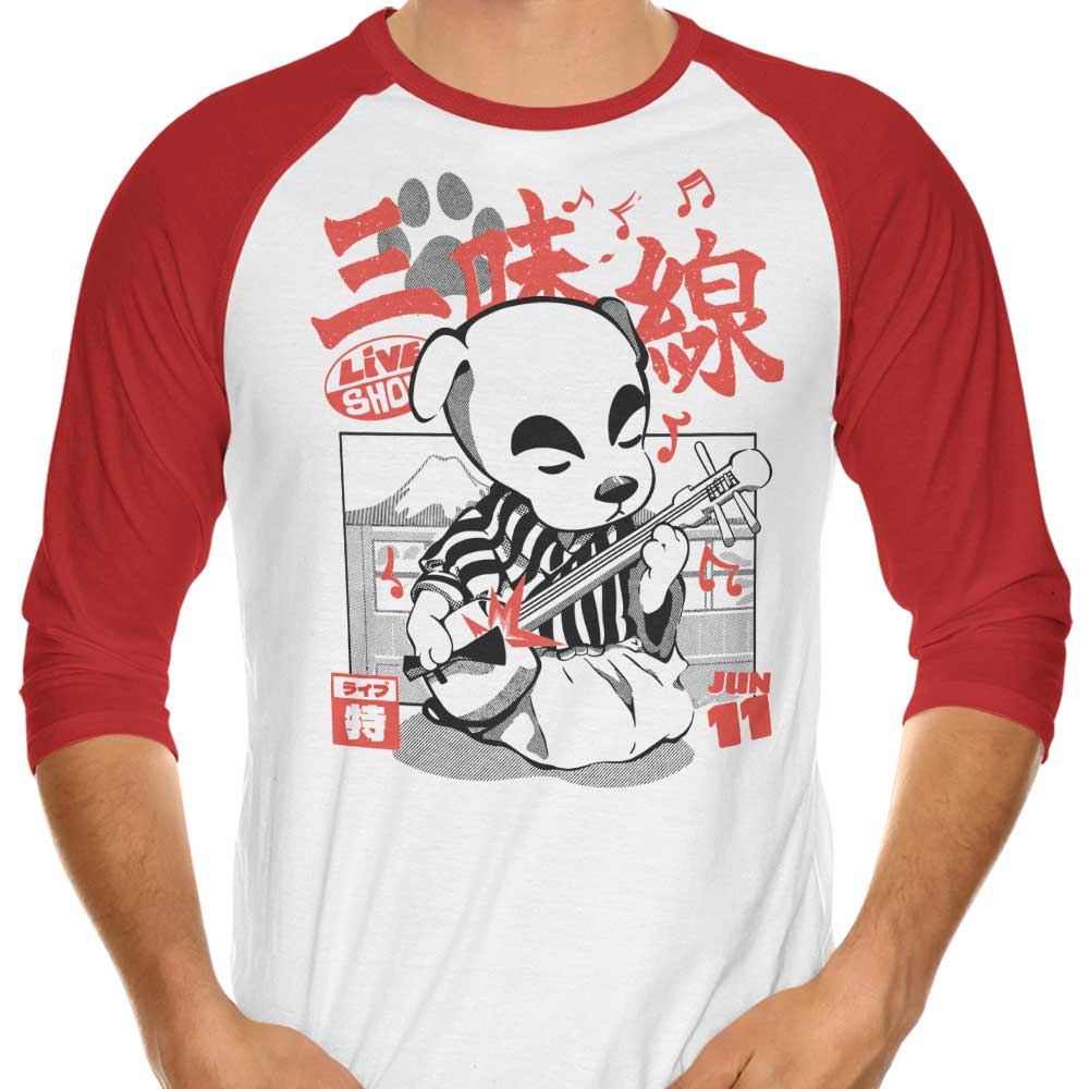 Shamisen Barker - 3/4 Sleeve Raglan T-Shirt product image 3