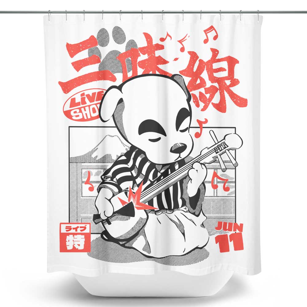 Shamisen Barker - Shower Curtain