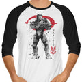 Spartan Sumi-e - 3/4 Sleeve Raglan T-Shirt product image 1