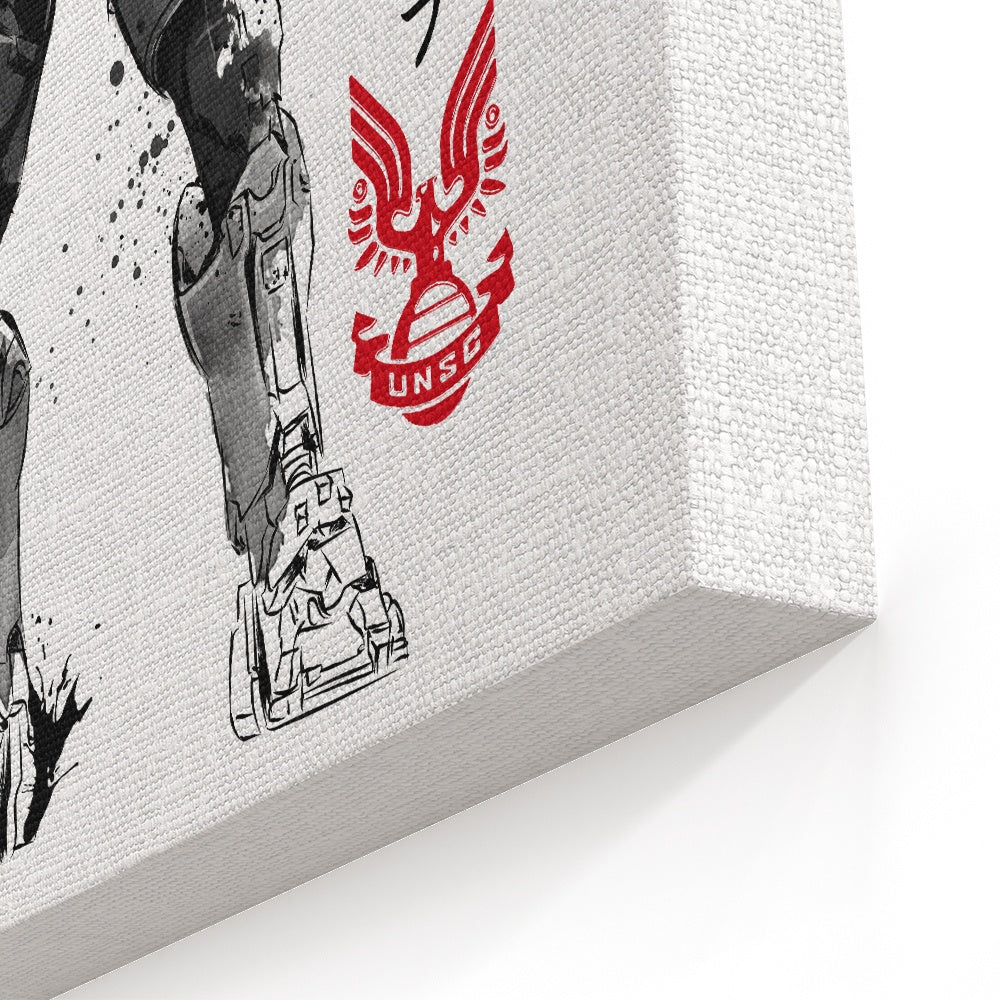 Spartan Sumi-e - Canvas Print