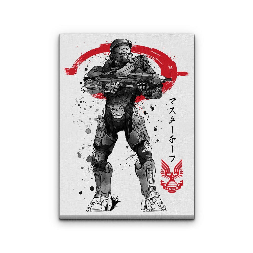 Spartan Sumi-e - Canvas Print