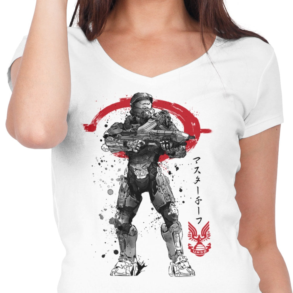 Spartan Sumi-e - Women's V-Neck product image 3