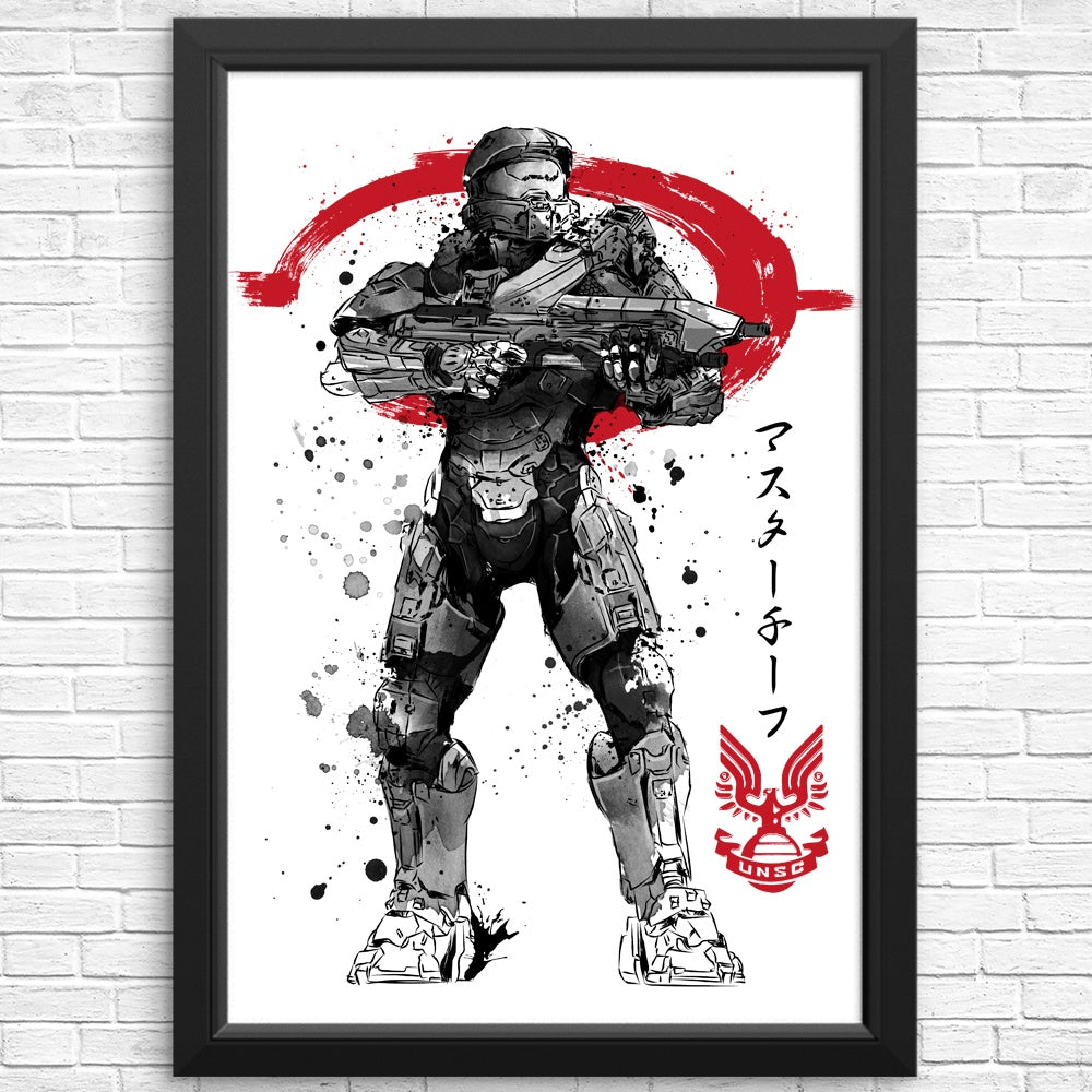 Spartan Sumi-e - Posters & Prints