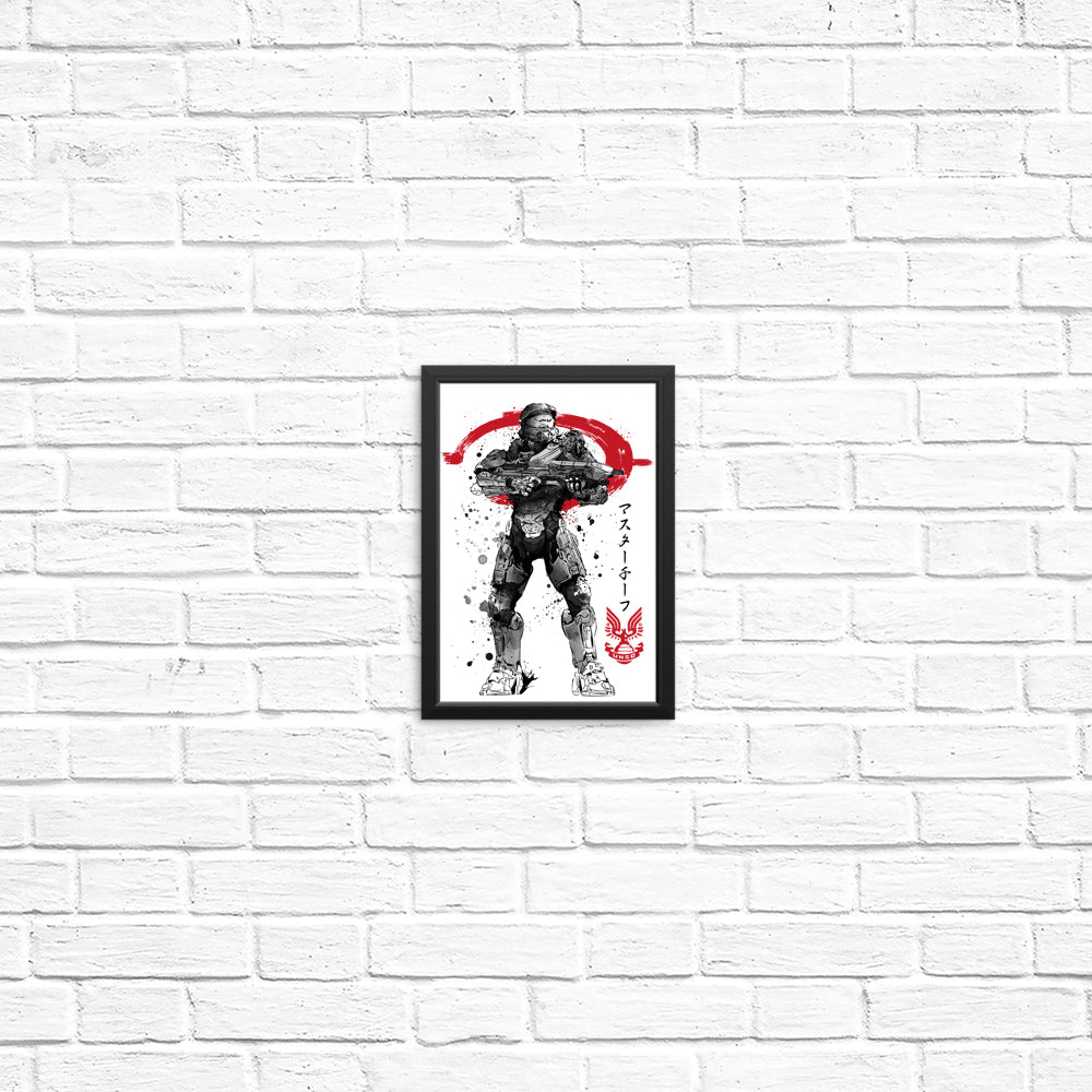 Spartan Sumi-e - Posters & Prints