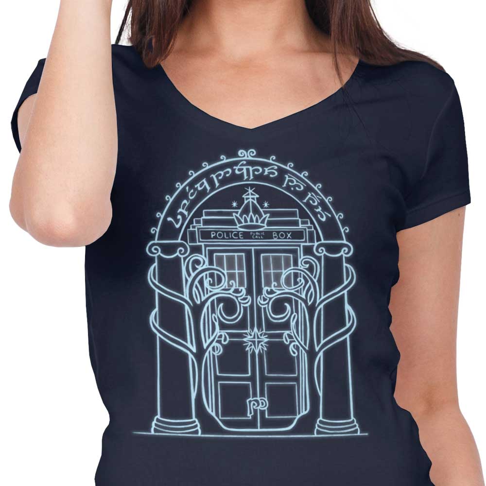 Speak Doctor - Women's V-Neck product image 4
