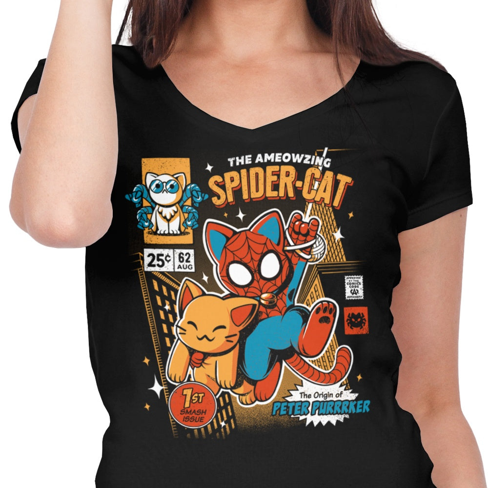 Spider Cat - Women's V-Neck product image 4