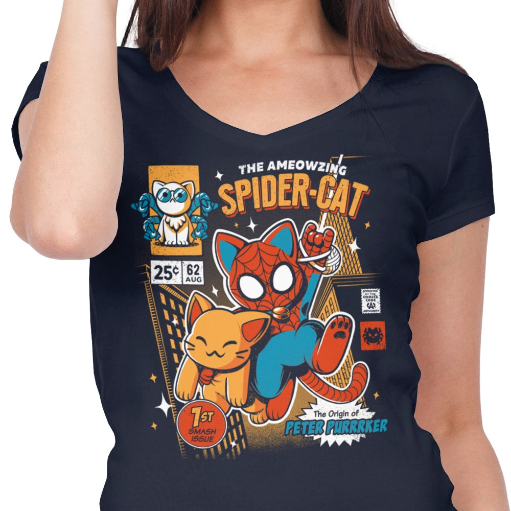 Spider Cat - Women's V-Neck product image 5