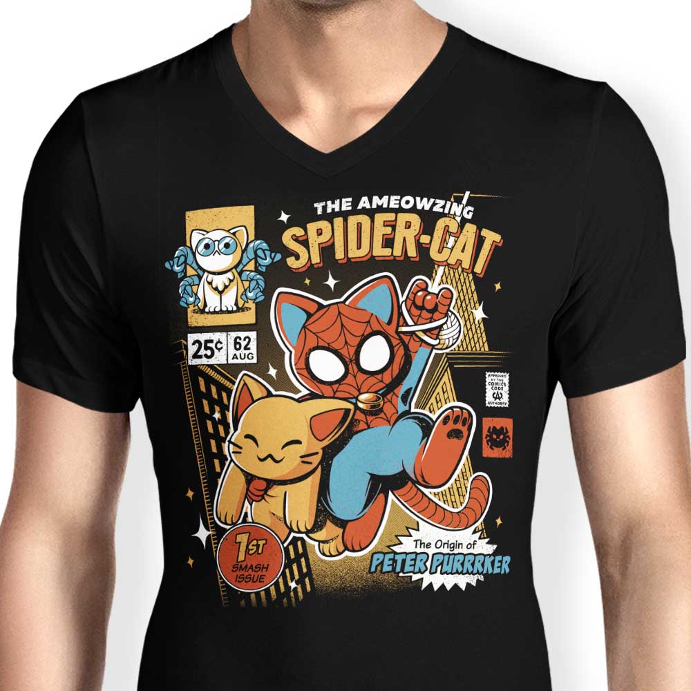 Spider Cat - Men's V-Neck product image 4
