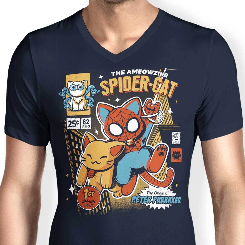 Spider Cat - Men's V-Neck product image 5