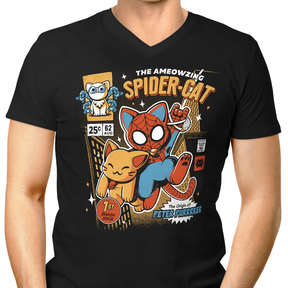 Spider Cat - Men's V-Neck product image 1