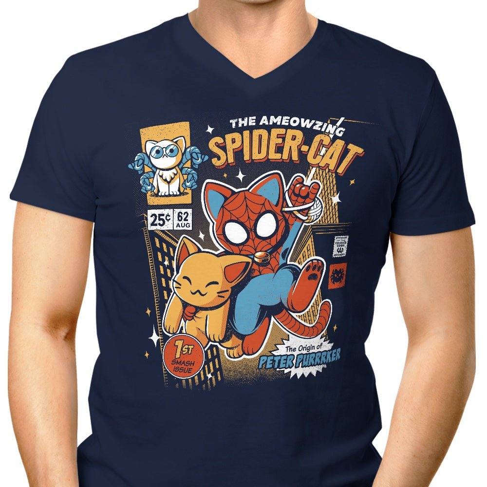 Spider Cat - Men's V-Neck product image 3