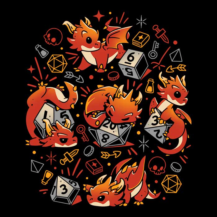 Tiny Dragon Dice - Tank Top product image 2