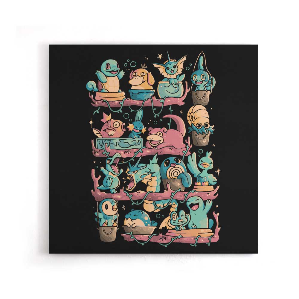 Water Shelf - Canvas Print