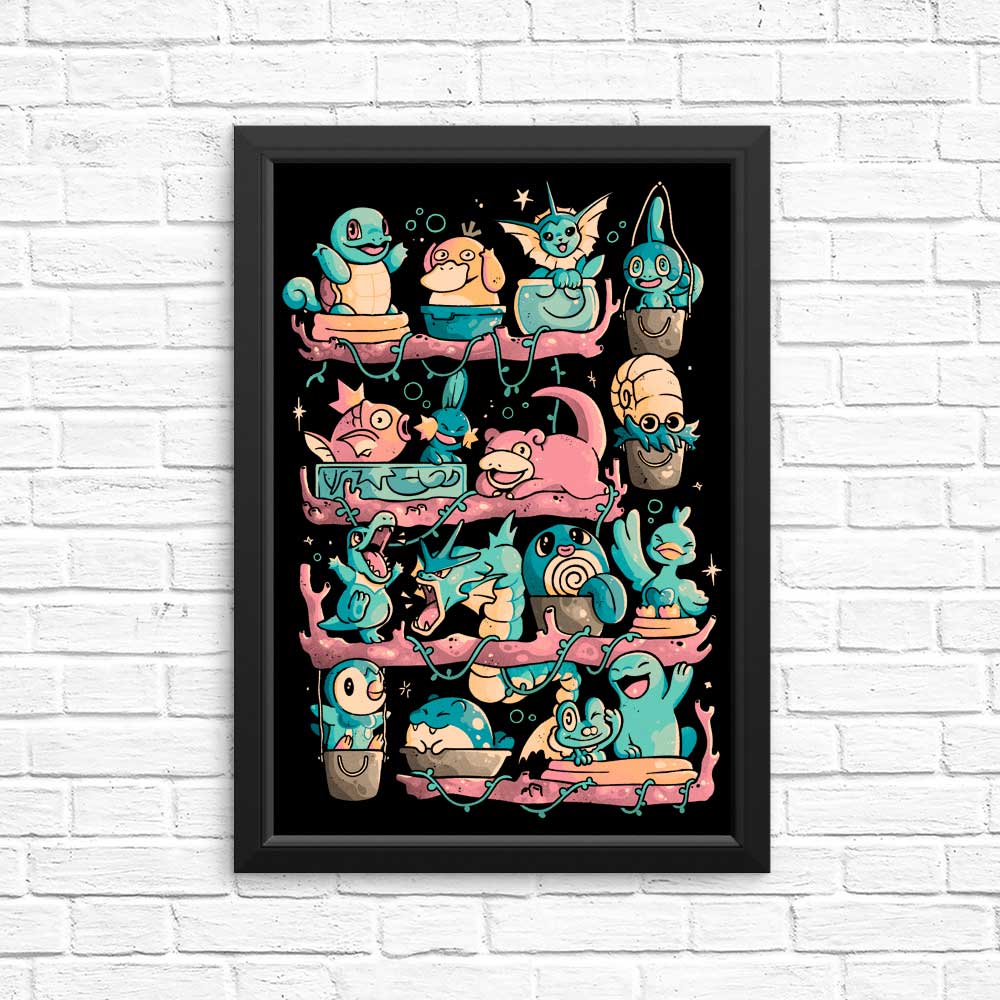 Water Shelf - Posters & Prints
