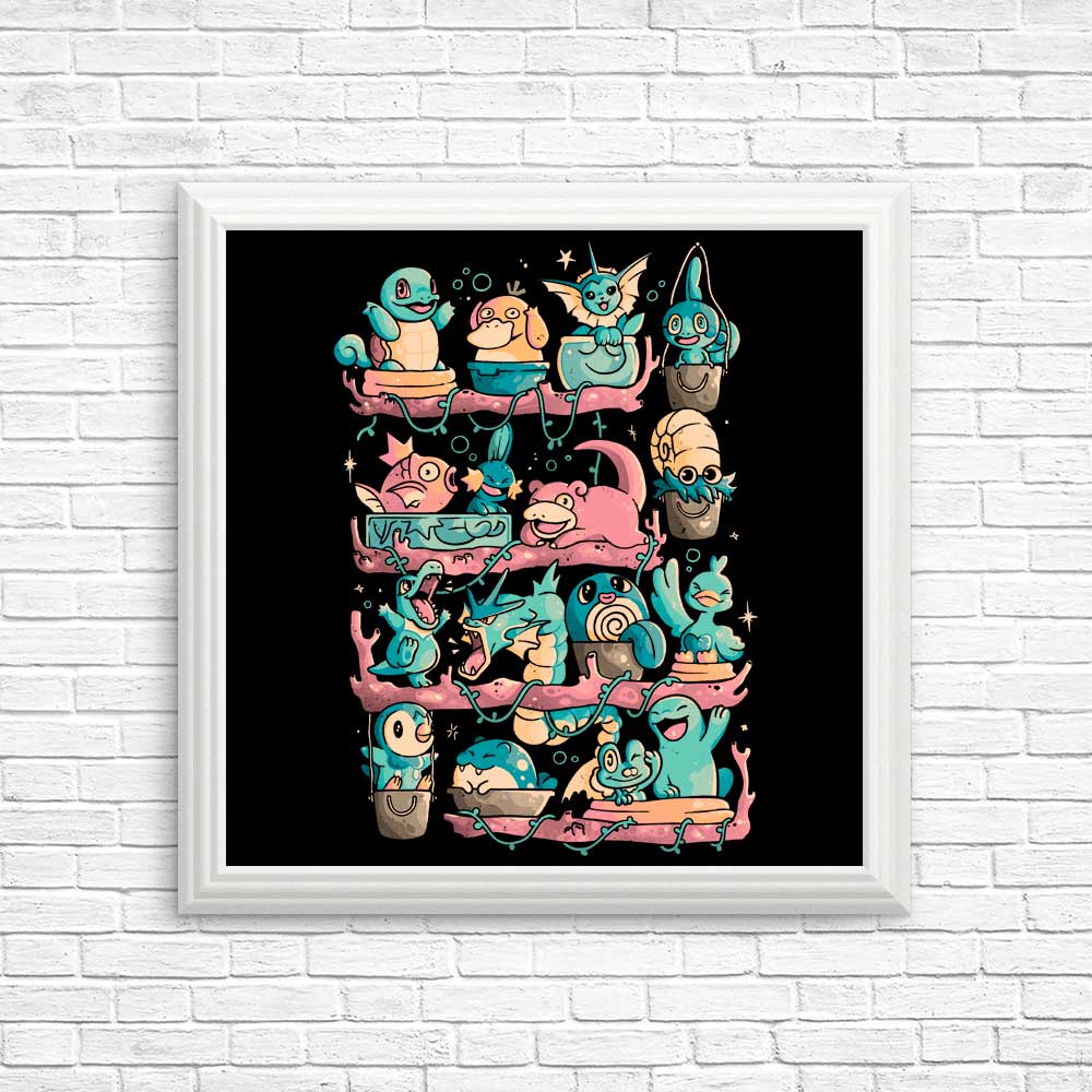 Water Shelf - Posters & Prints