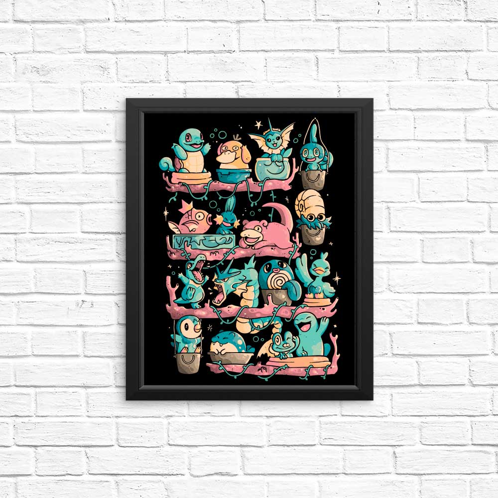 Water Shelf - Posters & Prints