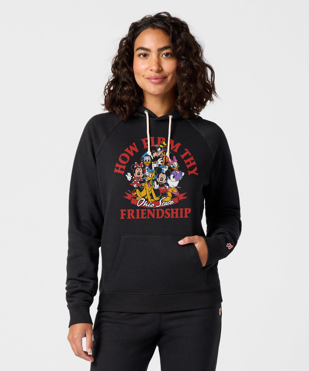 Women's Mickey And Friends x Ohio State Hoodie product image 2