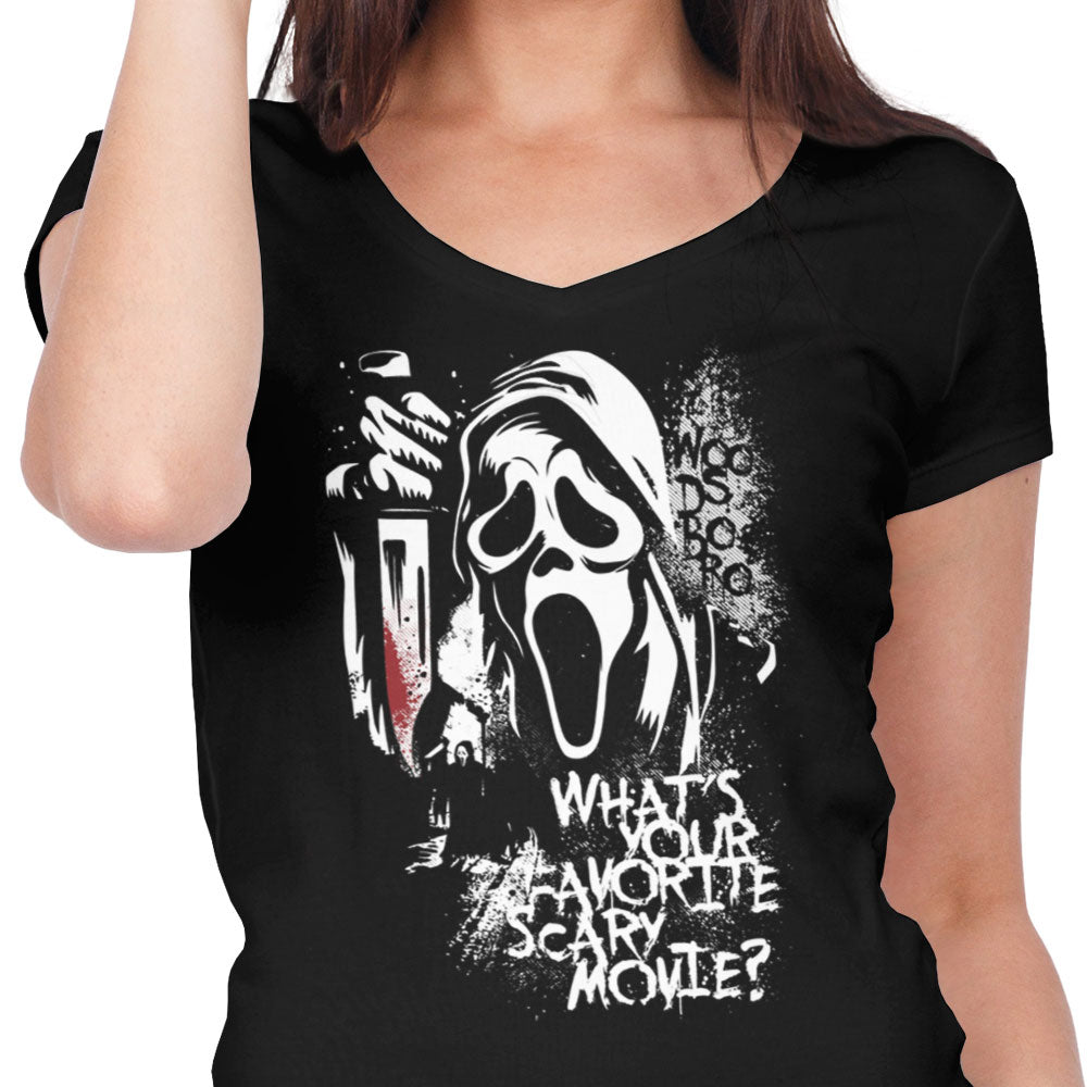 Your Favorite Scary Movie - Women's V-Neck product image 4