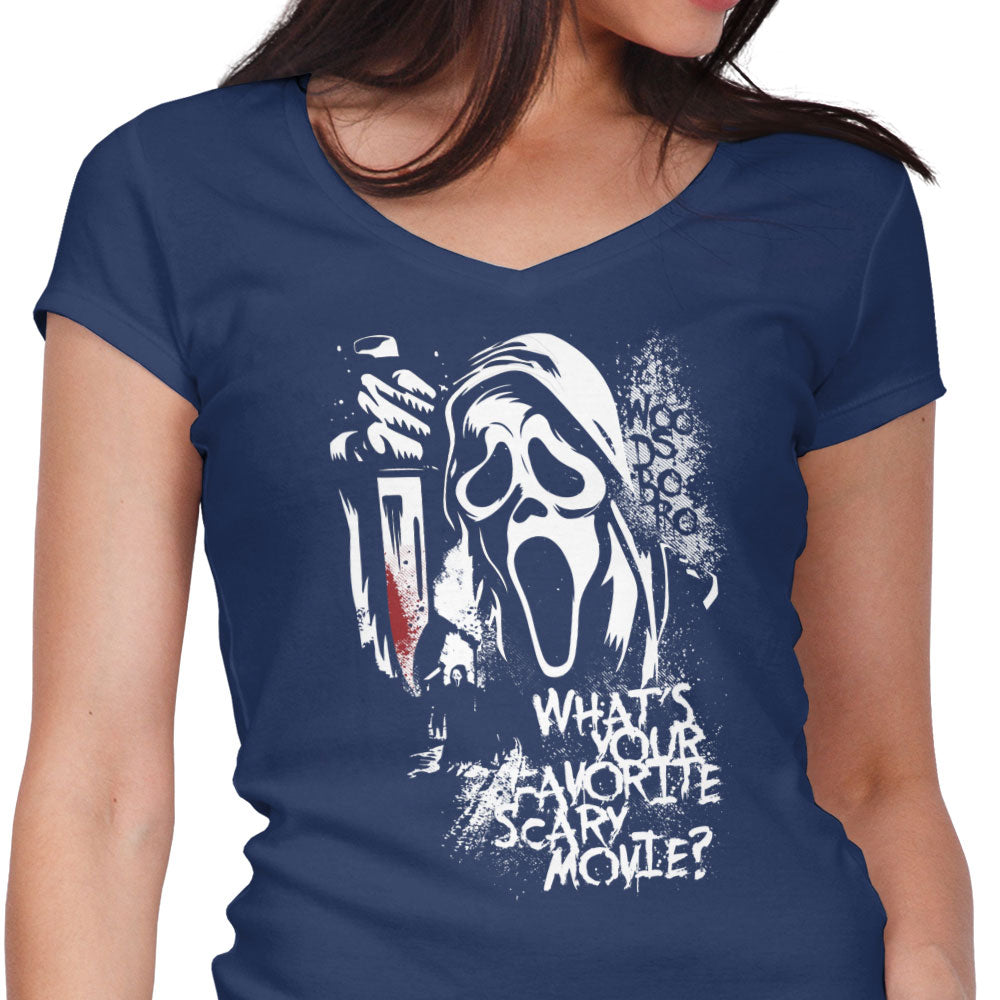 Your Favorite Scary Movie - Women's V-Neck product image 3